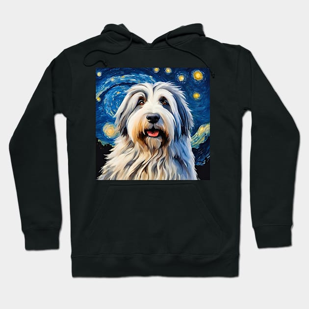 Polish Lowland Sheepdoggy Night Hoodie by Doodle and Things